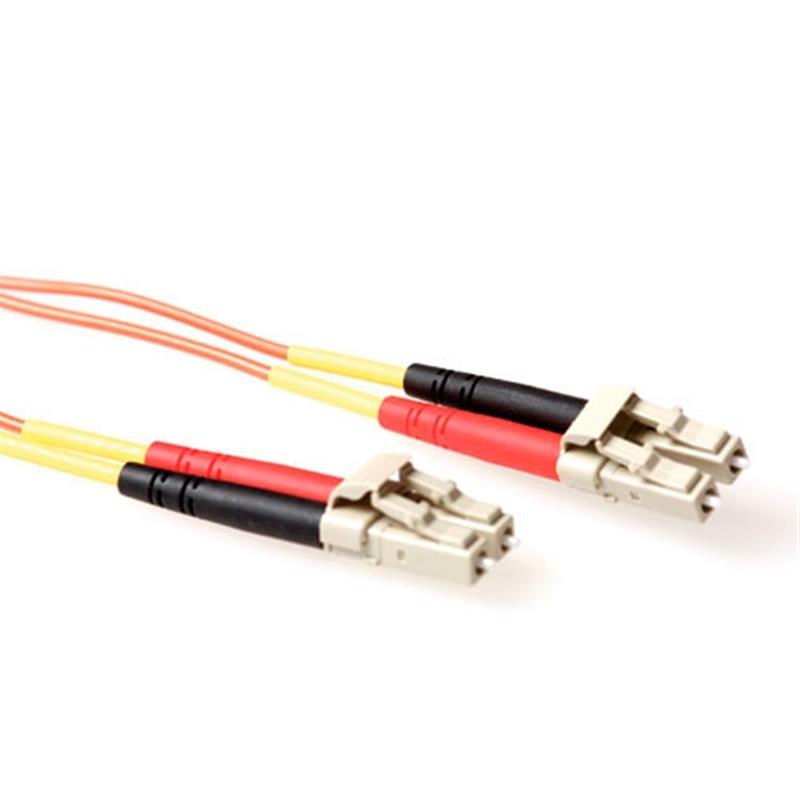 Ewent EL9510 Glasvezel kabel 10 m 2x LC OM2 Oranje