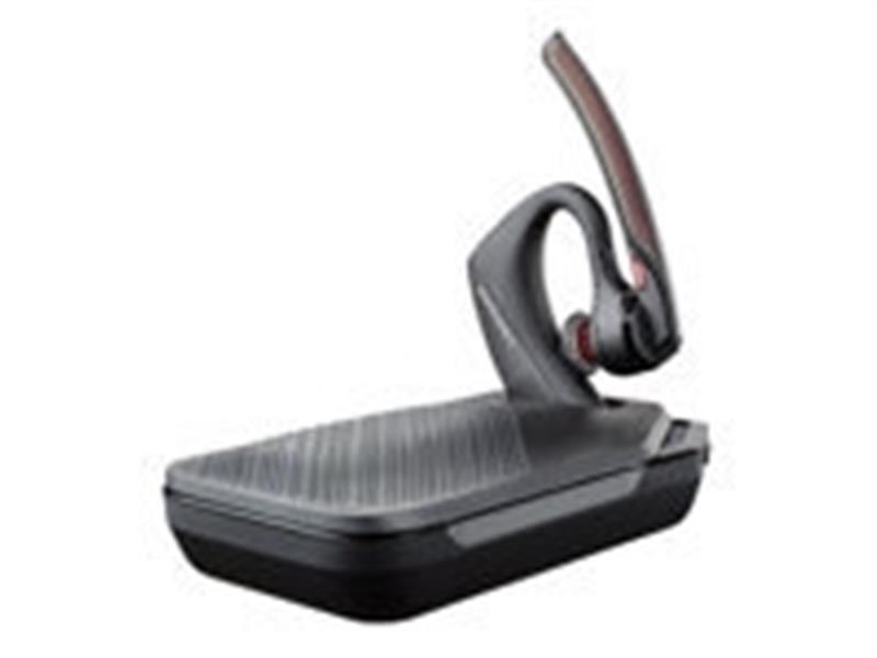 POLY VOYAGER 5200 UC Headset oorhaak Zwart Bluetooth