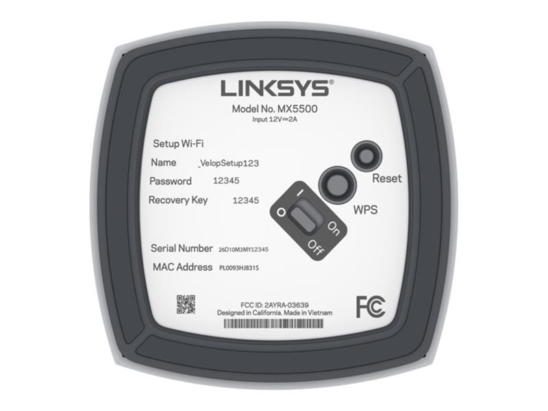 Linksys Atlas Pro 6 Dual-band (2.4 GHz / 5 GHz) Wi-Fi 6 (802.11ax) Wit 3 Intern