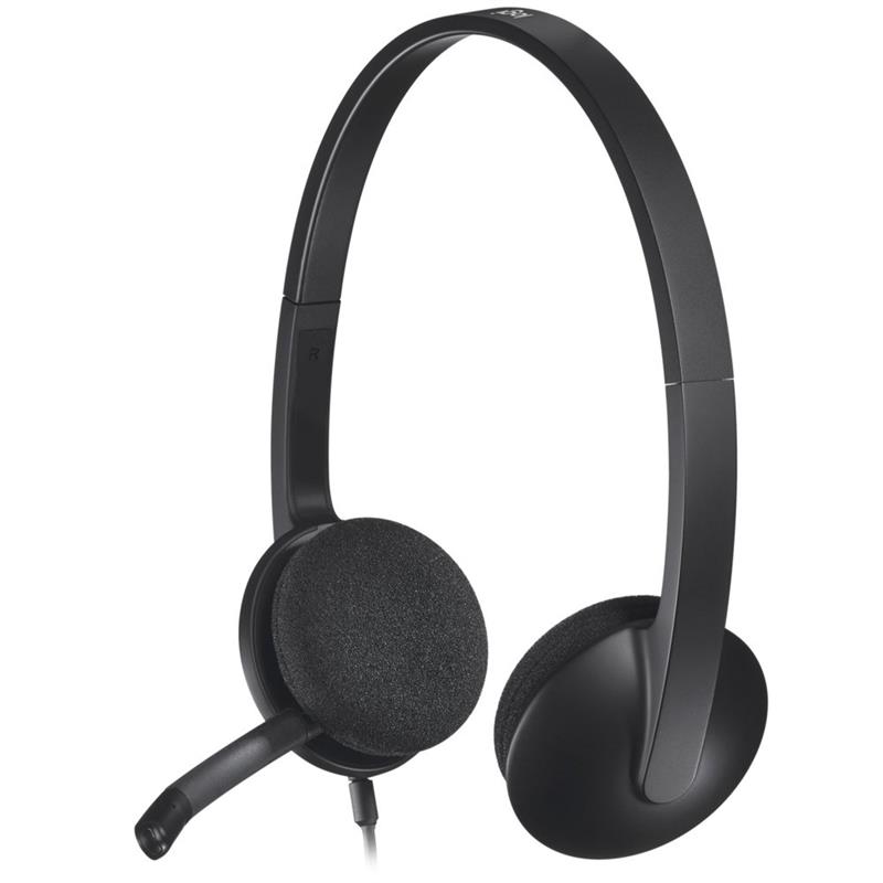 Logitech H340 hoofdtelefoon Hoofdband Stereofonisch Zwart