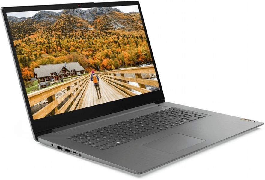 Lenovo IdeaPad 3 AMD Ryzen™ 7 5700U Laptop 43,9 cm (17.3"") Full HD 8 GB DDR4-SDRAM 512 GB SSD Wi-Fi 6 (802.11ax) Windows 11 Home Grijs