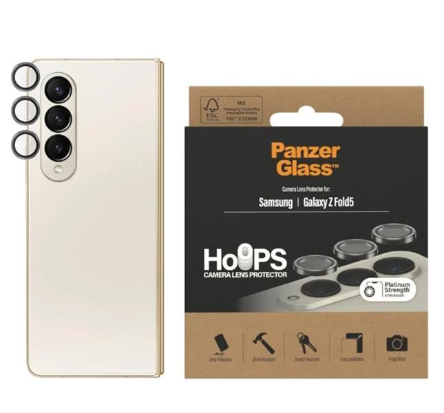 PanzerGlass Samsung Galaxy Hoops for new Z Fold4 2023 Black Cameralensbeschermer 1 stuk(s)