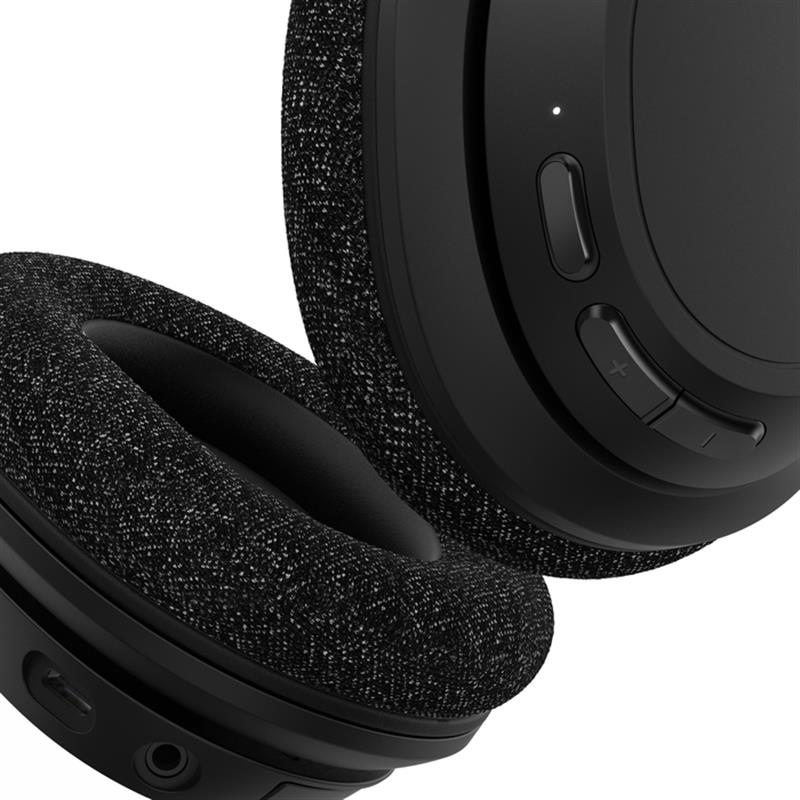 Belkin SoundForm Adapt Headset Bedraad en draadloos Hoofdband Oproepen/muziek USB Type-C Bluetooth Zwart