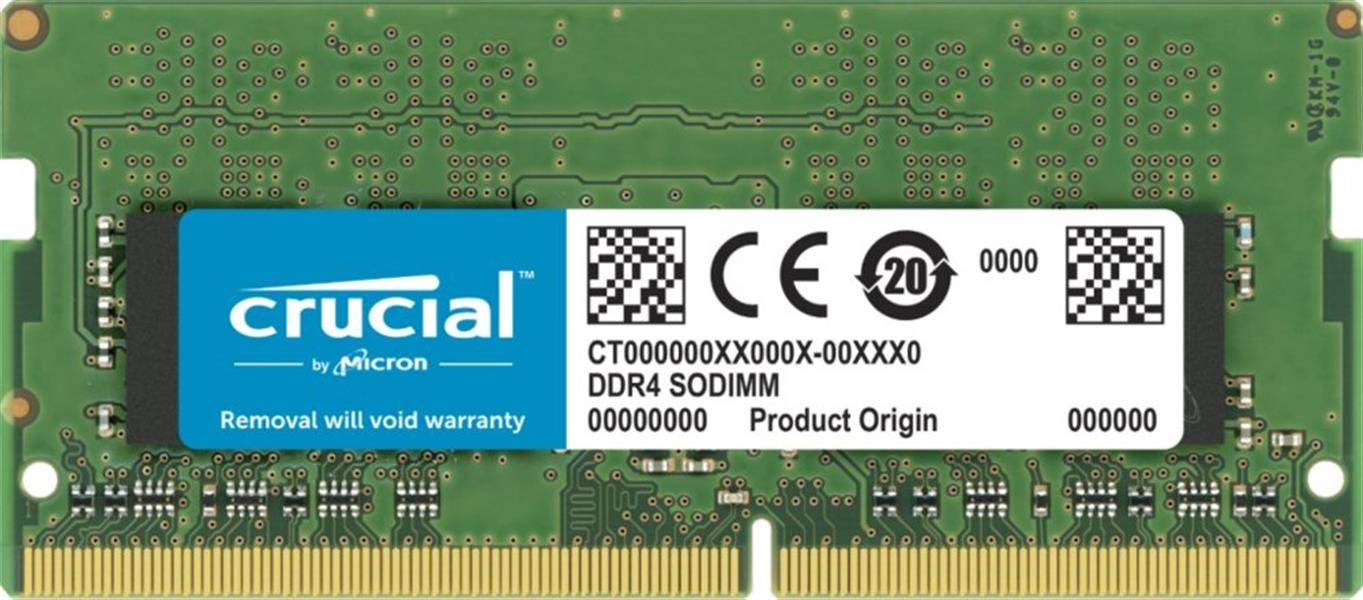 Crucial CT32G4SFD832A geheugenmodule 32 GB 1 x 32 GB DDR4 3200 MHz