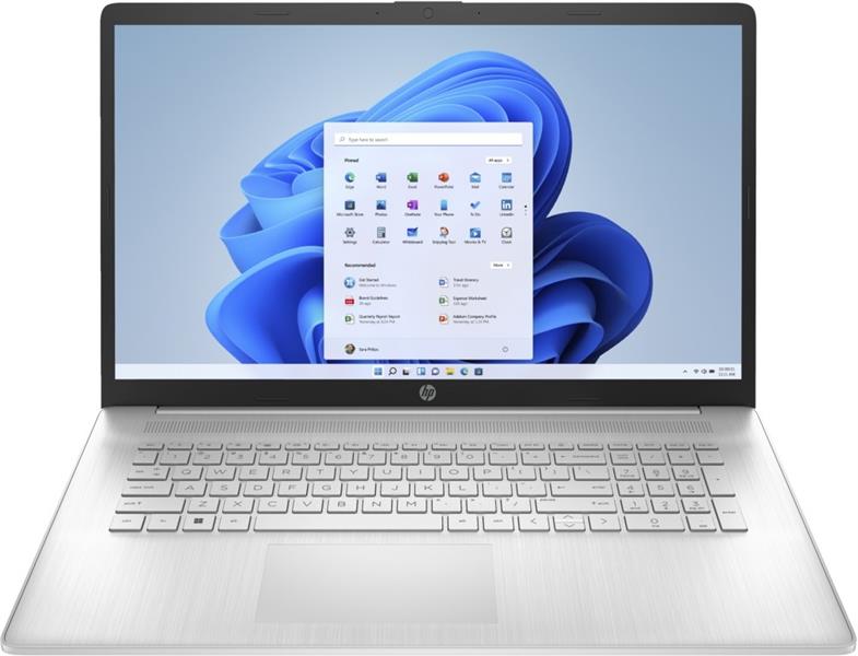 HP 17-cp2750nd Laptop 43,9 cm (17.3"") Full HD AMD Ryzen™ 5 7520U 8 GB LPDDR5-SDRAM 512 GB SSD Wi-Fi 5 (802.11ac) Windows 11 Home in S mode Zilver
