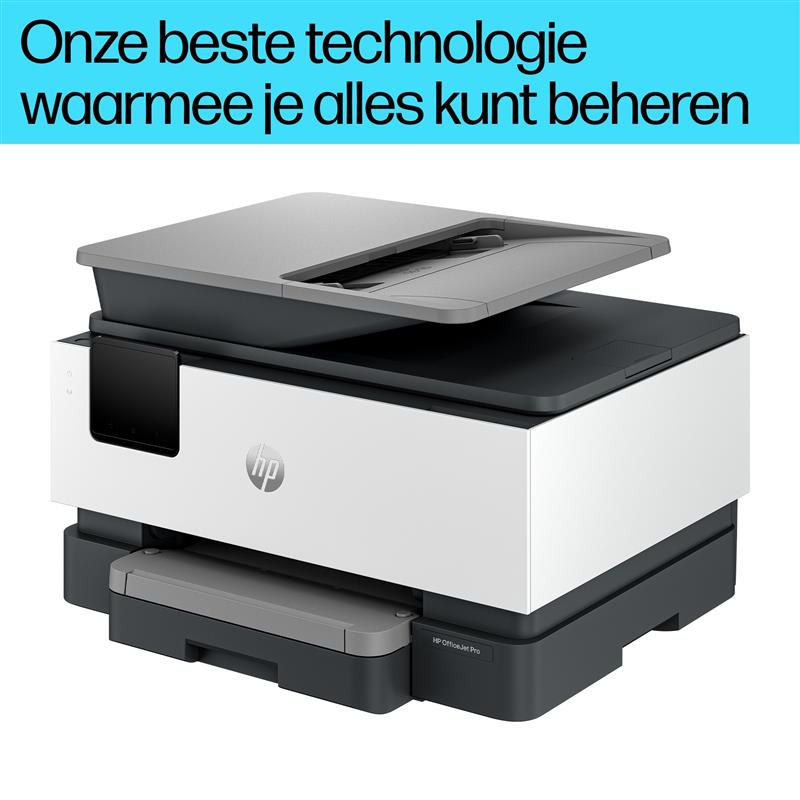 HP OfficeJet Pro 9120b All-in-One printer, Kleur, Printer voor Thuis en thuiskantoor, Printen, kopiëren, scannen, faxen, Draadloos; Dubbelzijdig print