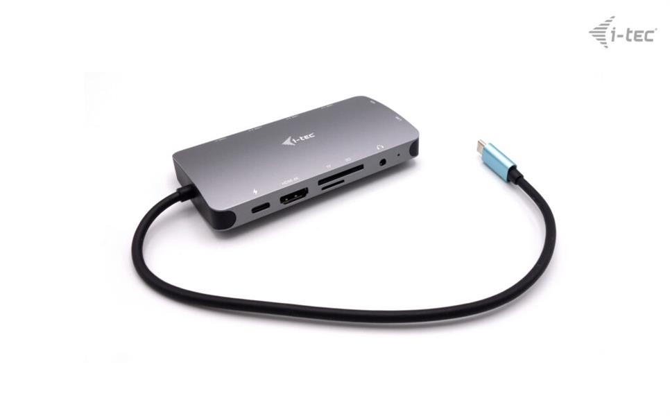 i-tec Metal USB-C Travel Nano Dock HDMI/VGA with LAN + Power Delivery 100 W