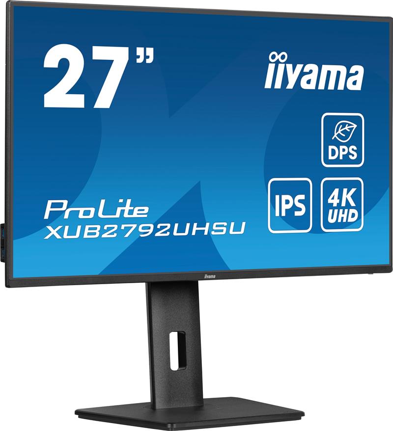 iiyama ProLite XUB2792UHSU-B6 computer monitor 68,6 cm (27"") 3840 x 2160 Pixels Dual UHD LED Zwart