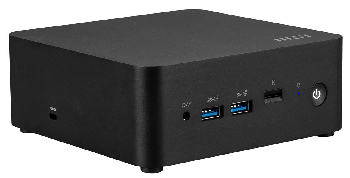 MSI Cubi NUC 1MG-002EU Intel Core 5 120U 8 GB DDR5-SDRAM 512 GB SSD Windows 11 Pro Mini PC Zwart