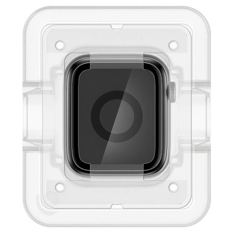 Spigen Screenprotector Apple Watch 44mm - Proflex EZ Fit 2 Pack - Black