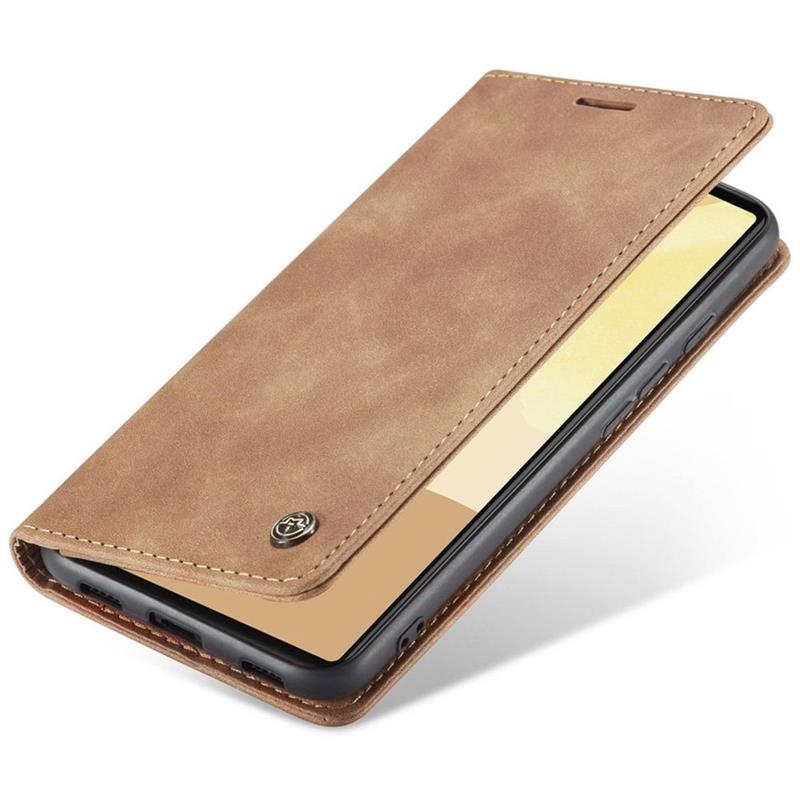 Caseme Case Google Pixel 6 Pro - Retro Wallet Case - Brown