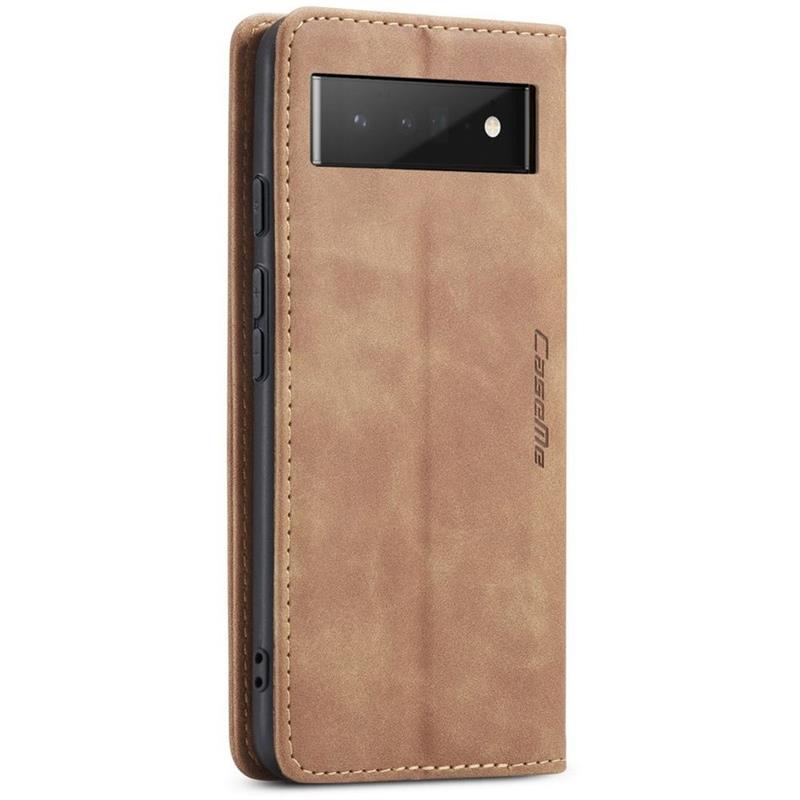 Caseme Case Google Pixel 6 Pro - Retro Wallet Case - Brown