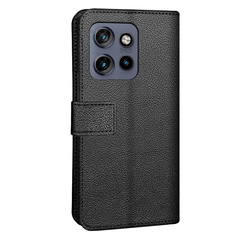 Motorola Edge 50 Neo - Classic Wallet Case - Black