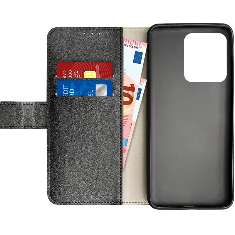 Motorola Edge 50 Neo - Classic Wallet Case - Black