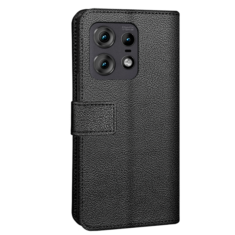 Motorola Edge 50 Pro - Classic Wallet Case - Black