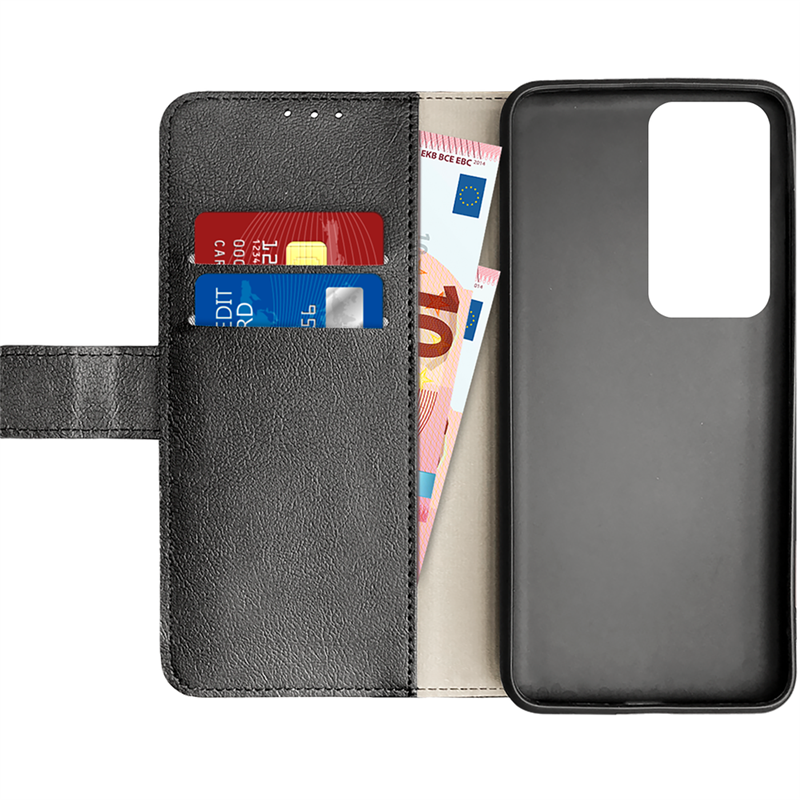 Oppo A80 - Classic Wallet Case - Black