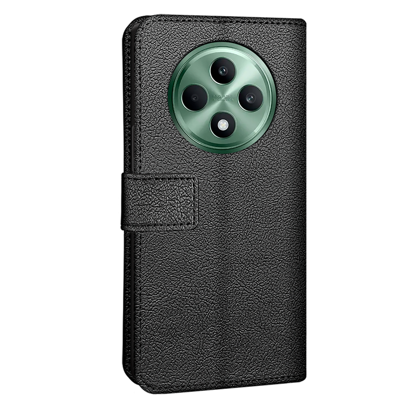 Oppo Reno12 F 5G - Classic Wallet Case - Black