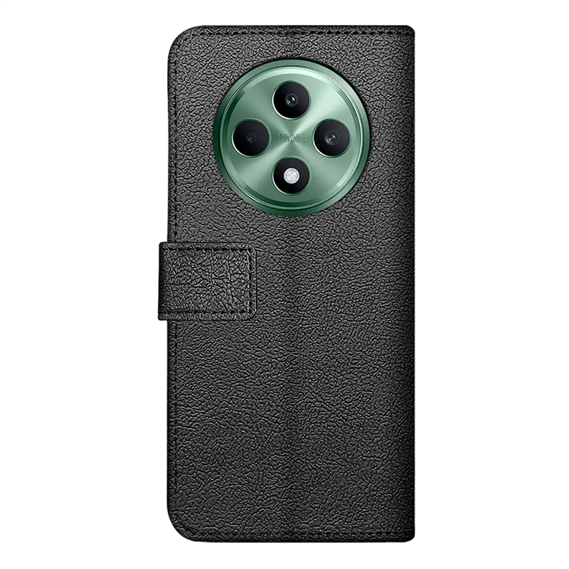 Oppo Reno12 F 5G - Classic Wallet Case - Black