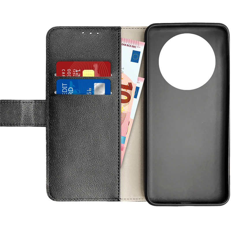 Oppo Reno12 F 5G - Classic Wallet Case - Black