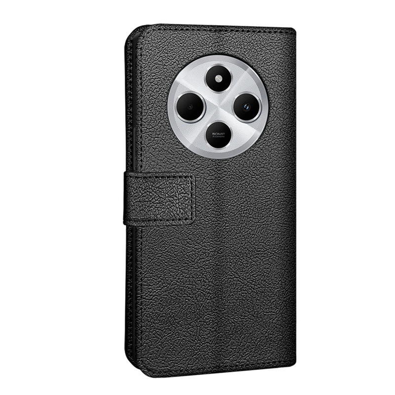 Xiaomi Redmi 14C - Classic Wallet Case - Black