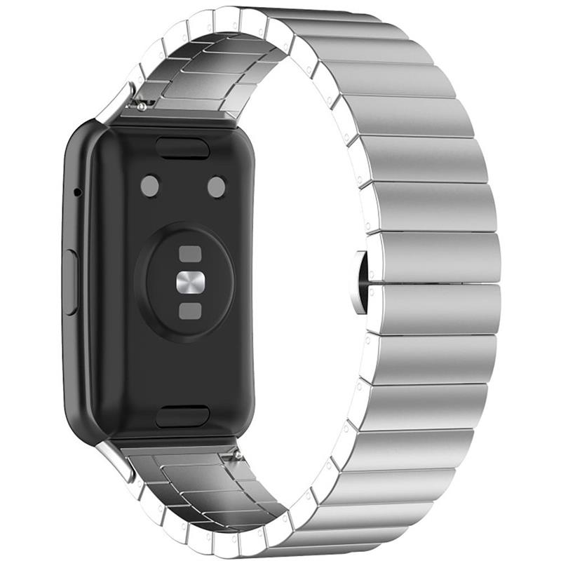Chain Metalen Watchband Huawei Watch Fit Silver 