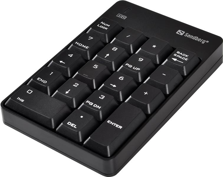 Sandberg Wireless Numeric Keypad 2 numeriek toetsenbord