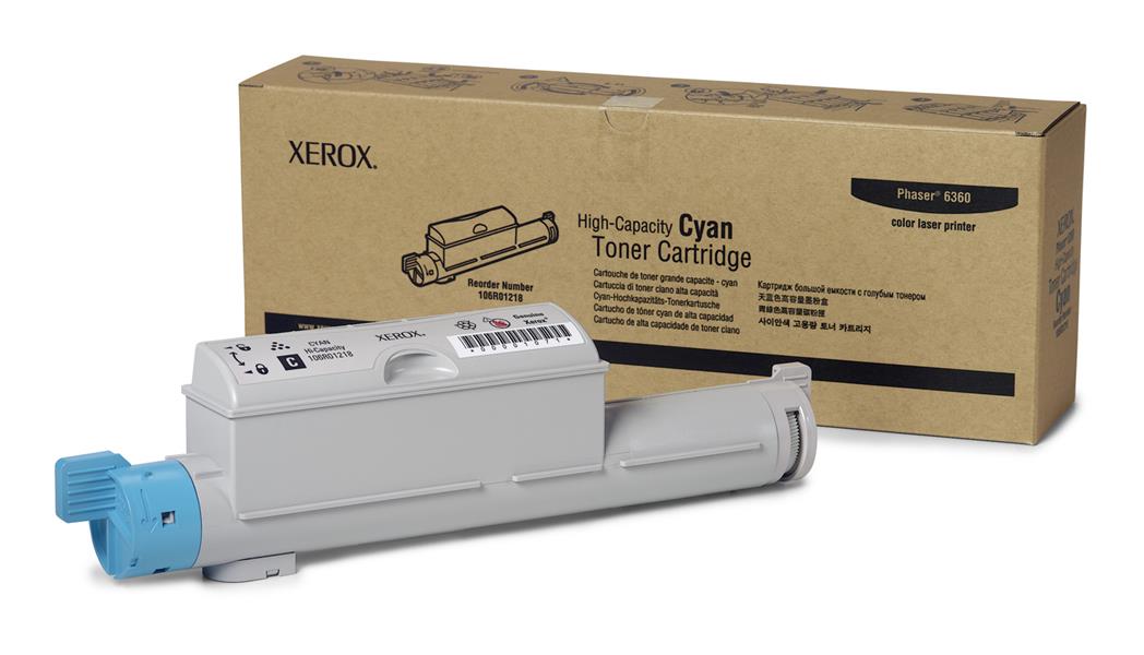 Xerox Hoge Capaciteit Cyaan Tonercartridge, Phaser 6360