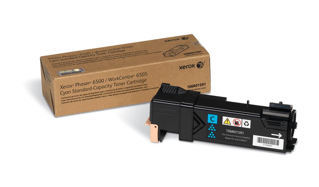 Xerox Phaser 6500/Wc 6505, Standaard Tonercartridge, Cyaan (1.000 PaginaS)