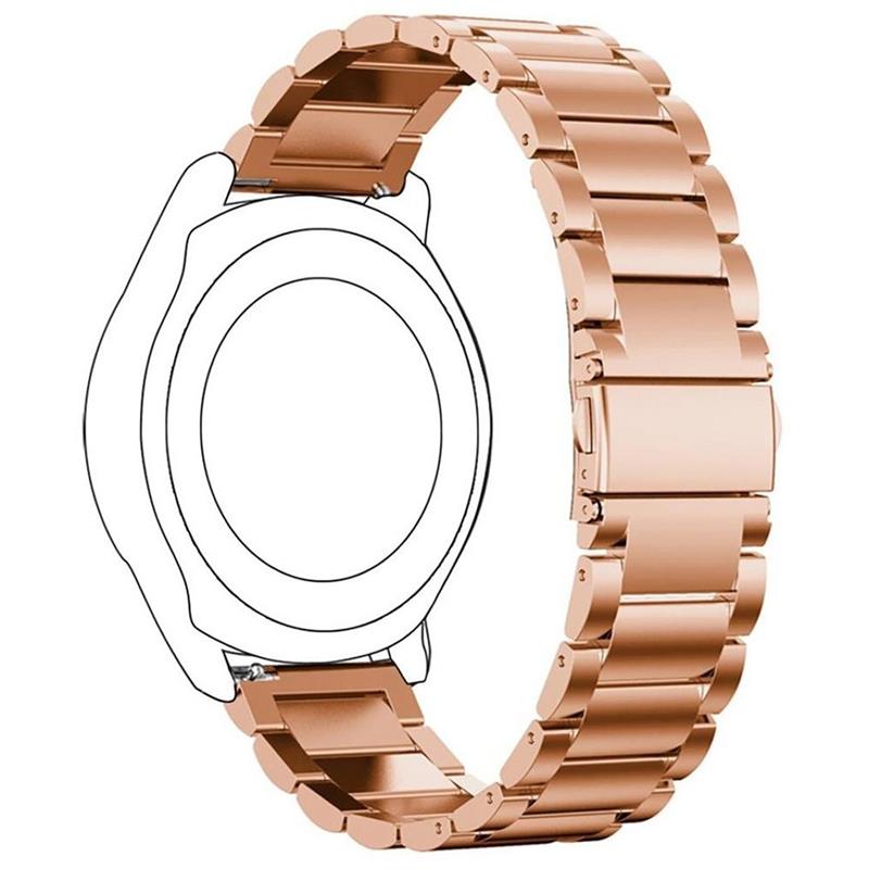 Watch Strap OnePlus Watch - Metal Steel Band - Rose Gold