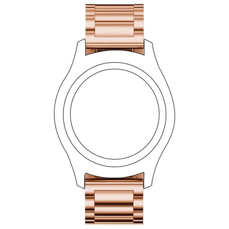 Watch Strap OnePlus Watch - Metal Steel Band - Rose Gold