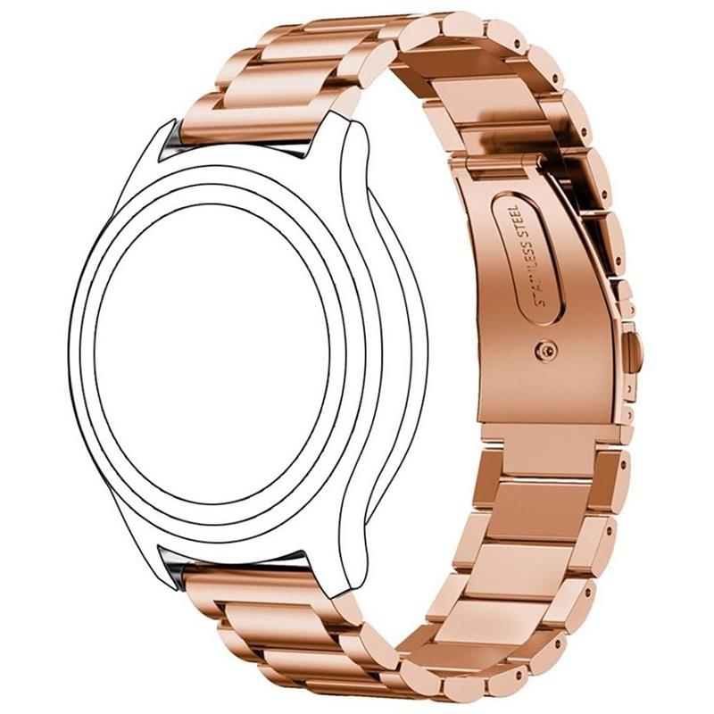 Watch Strap OnePlus Watch - Metal Steel Band - Rose Gold