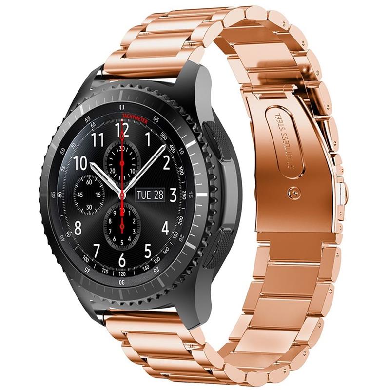 Watch Strap OnePlus Watch - Metal Steel Band - Rose Gold