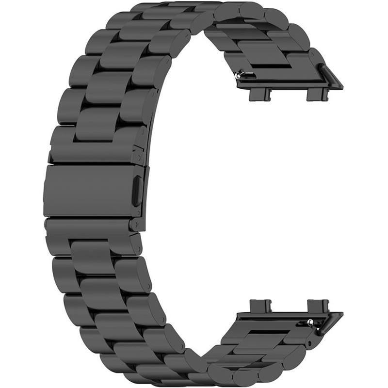 Watch Strap Oppo Watch 2 42mm - Metal Steel Band - Black