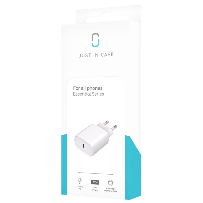 Essential 20W USB-C PD Adapter - White