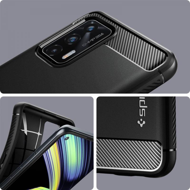 Spigen Case Realme GT 5G - Rugged Armor - Black