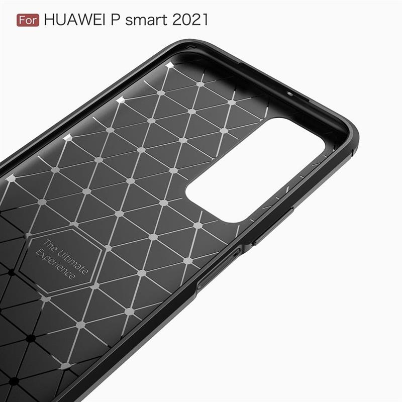 Huawei P Smart 2021 - Rugged Soft TPU Case - Black