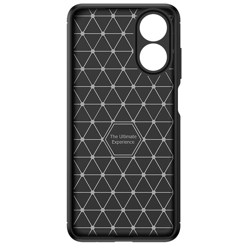 Oppo A17 - Rugged Soft TPU Case - Black