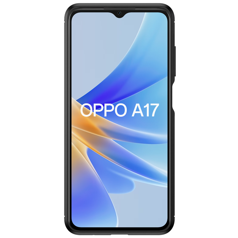 Oppo A17 - Rugged Soft TPU Case - Black