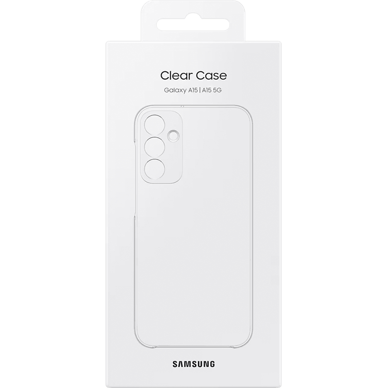 Samsung EF-QA156CTEGWW mobiele telefoon behuizingen 16,5 cm (6.5"") Hoes Transparant