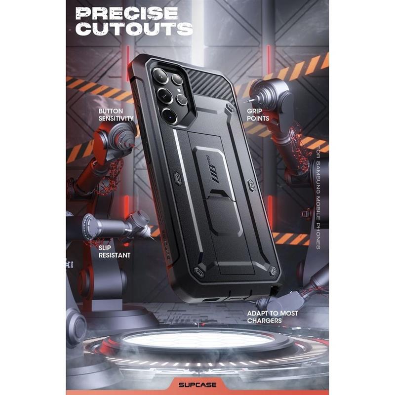 Supcase Case Samsung Galaxy S23 Ultra - Unicorn Beetle Pro Rugged Case - Black