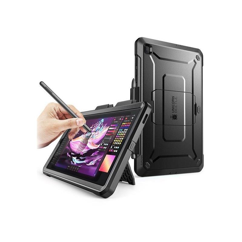 Supcase Hoes geschikt voor Samsung Galaxy Tab S6 Lite - Unicorn Beetle Pro - Black