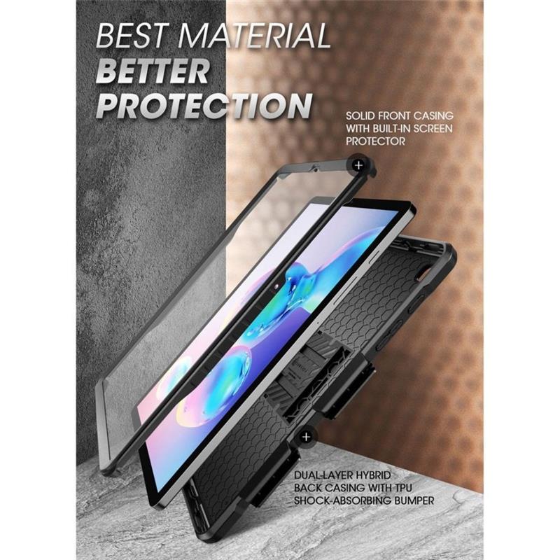 Supcase Hoes geschikt voor Samsung Galaxy Tab S6 Lite - Unicorn Beetle Pro - Black