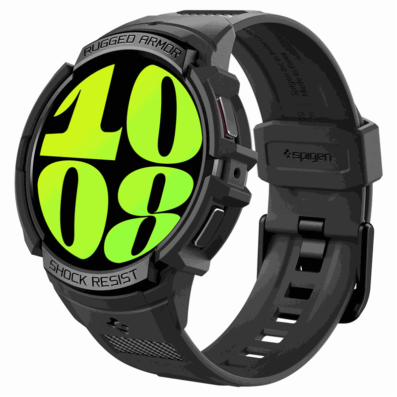 Spigen Case Samsung Galaxy Watch6 44mm - Rugged Armor Pro - Black