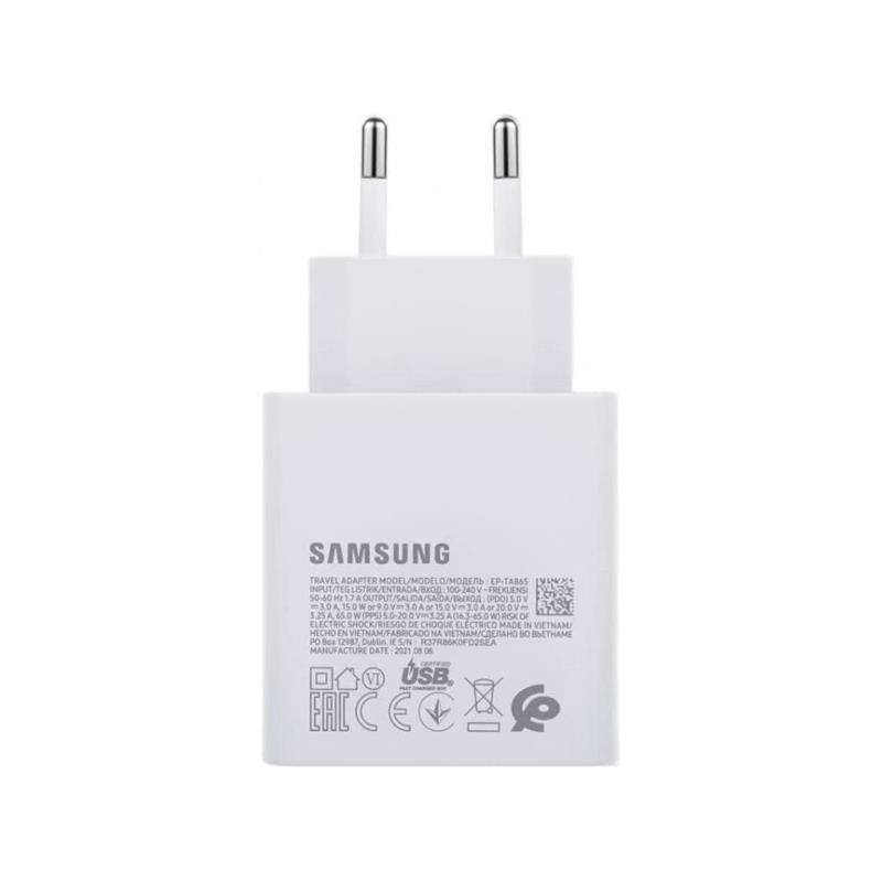 Samsung 65W USB-C Power Adapter - TA865 - White bulk packed 
