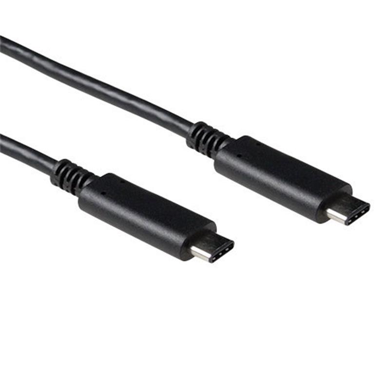 ACT SB0011 USB-kabel 1 m USB 3.2 Gen 2 (3.1 Gen 2) USB C Zwart