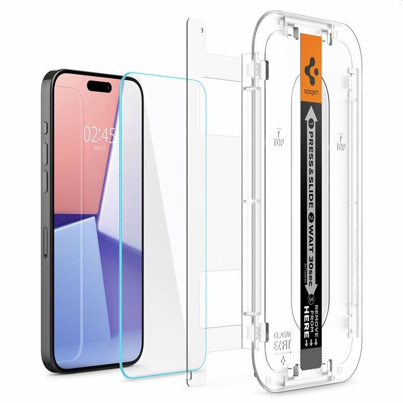 Spigen iP15 Pro Max Glas tR Transp 2P 