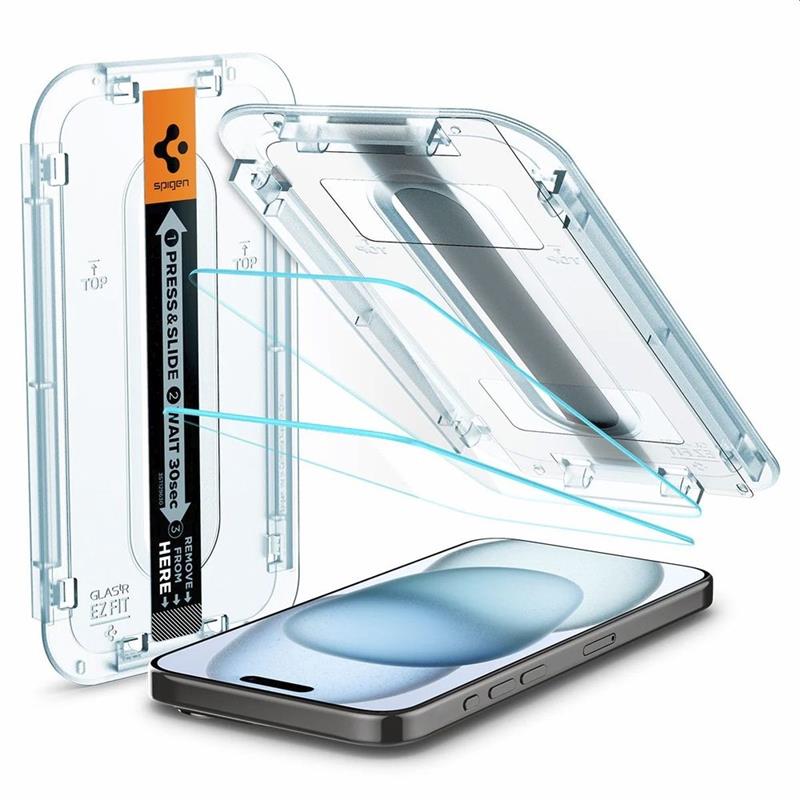 Spigen iP15 Glas tR Transparency 2P 