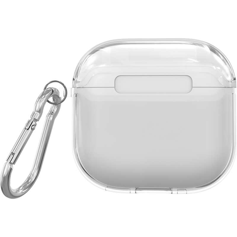 Airpods 4 Airpods 4 ANC - Soft TPU Case with hook - Clear