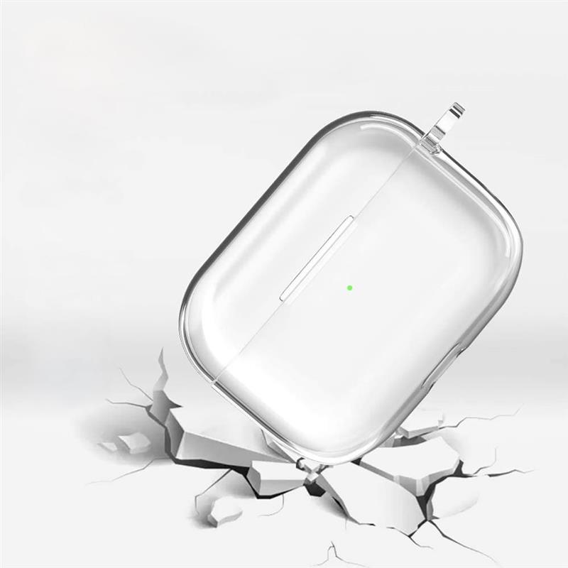 Apple AirPods 3 - Soft TPU Case with hook - Clear