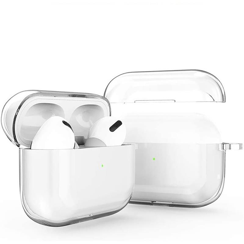 Apple AirPods 3 - Soft TPU Case with hook - Clear